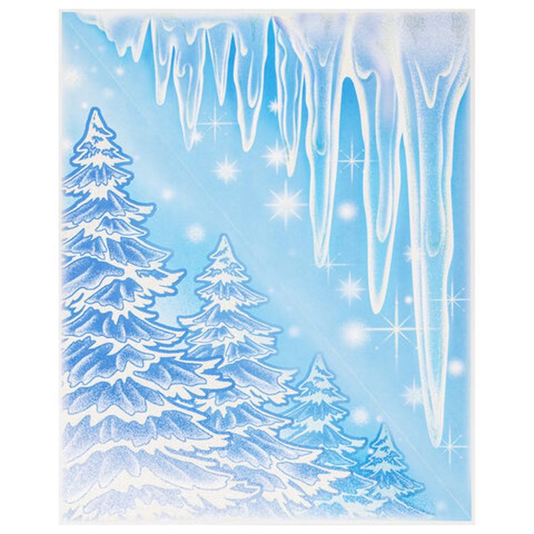 Украшение для окон и стекла «Морозные узоры 3» — картинка 2