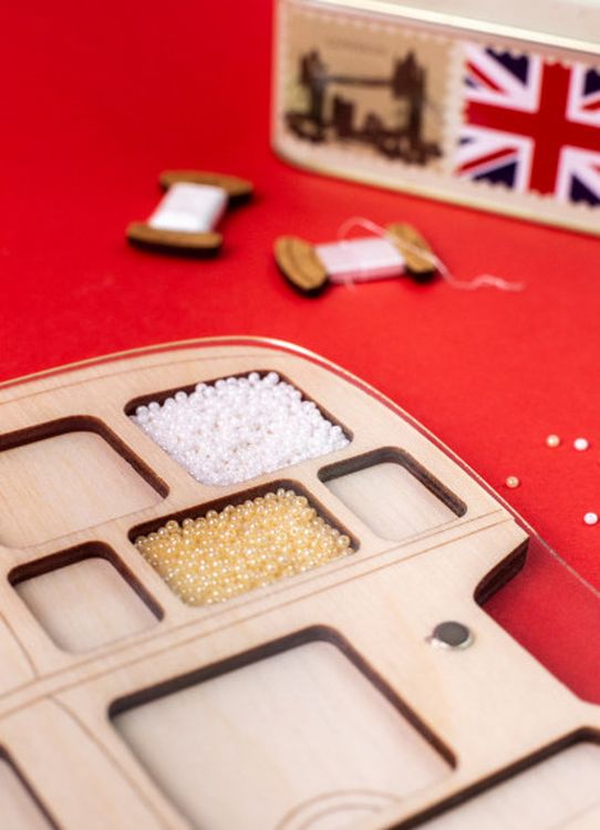 Органайзер для бисера с крышкой «Автобус» — картинка 4