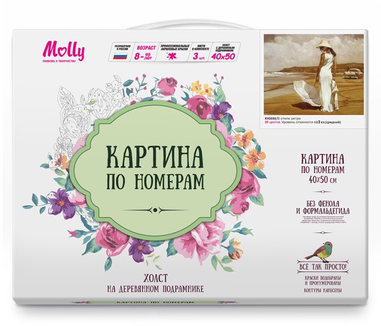 Картина по номерам «В стиле ретро» — картинка 2