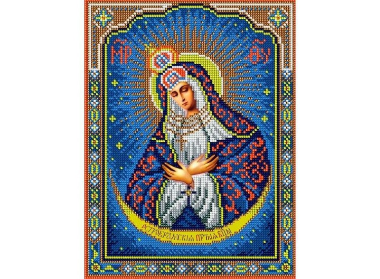 Набор вышивки бисером «Остробрамская Богородица»