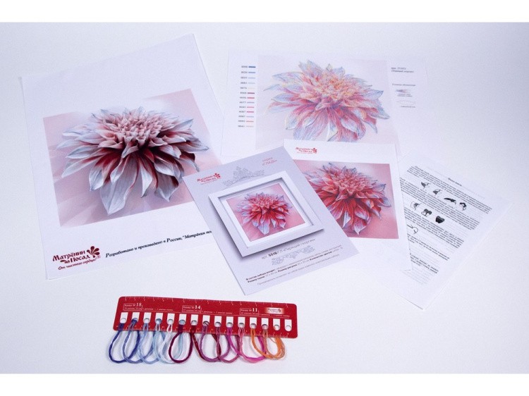 Набор для вышивания «Парящий георгин» — картинка 2