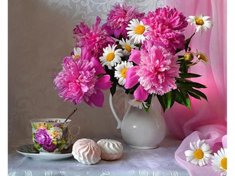 Картина по номерам «Натюрморт с зефиром» — картинка 2