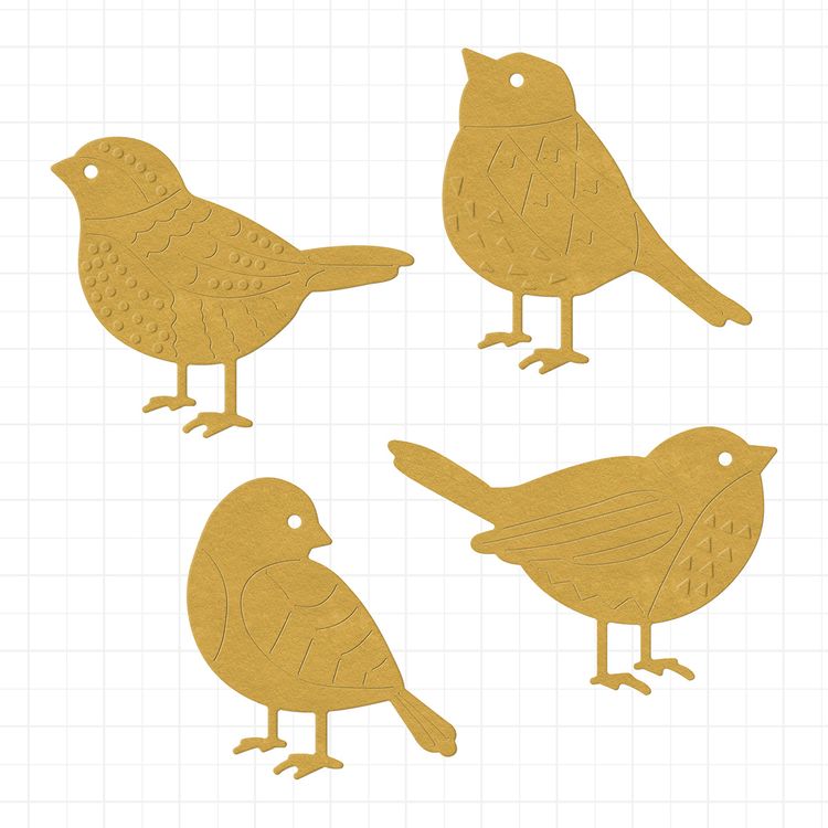 Набор ножей для вырубки «Птички», , 4 шт., Mr.Painter — картинка 2