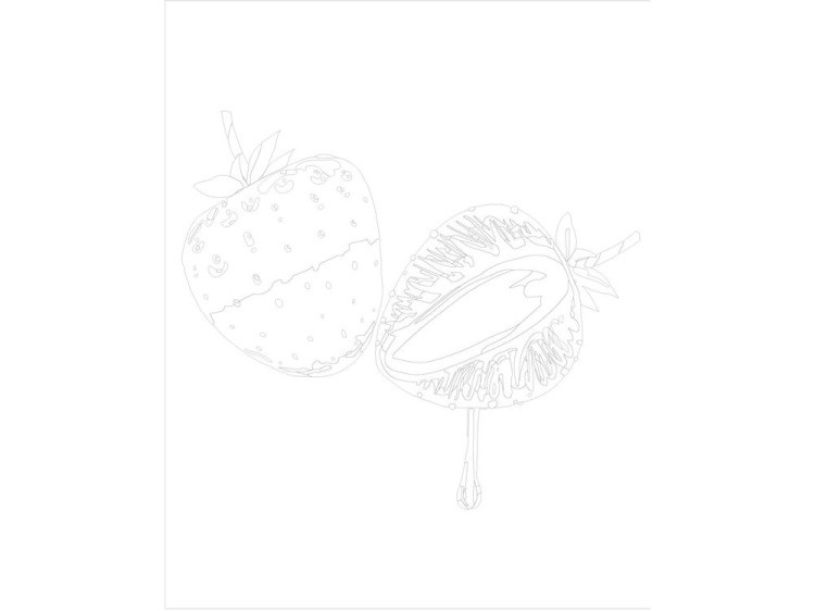 Картина по номерам «Сочная клубника» — картинка 3