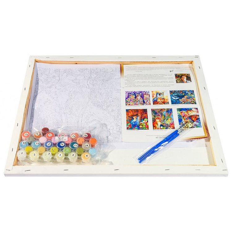 Картина по номерам «В городском саду» — картинка 3