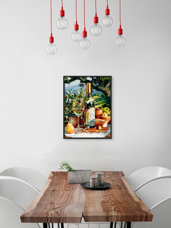 Картина по номерам «Натюрморт с дубовой веткой» — картинка 8