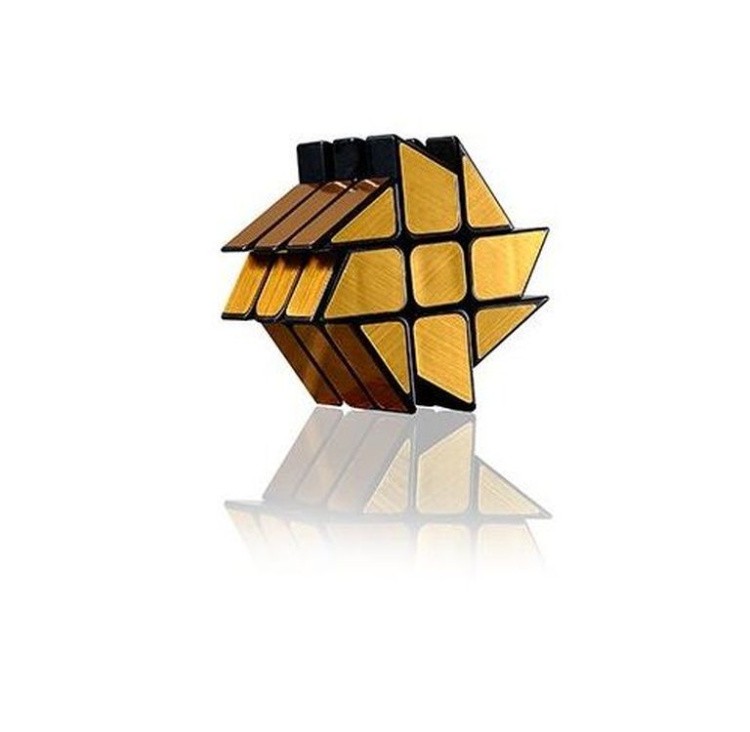 Зеркальный Кубик Колесо (золотой) — картинка 2