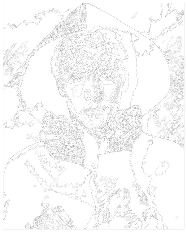 Картина по номерам «Рэпер Soda Luv Сода Лав в капюшоне» — картинка 3