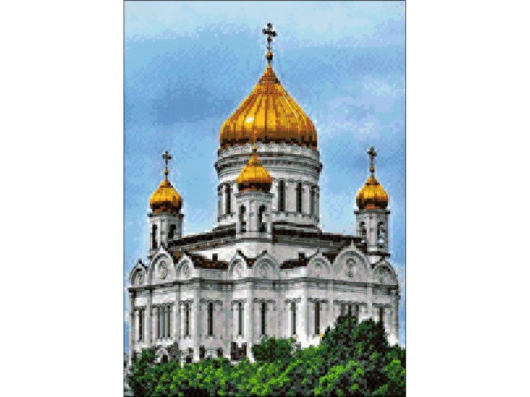 Алмазная вышивка «Храм Христа Спасителя» — картинка 2