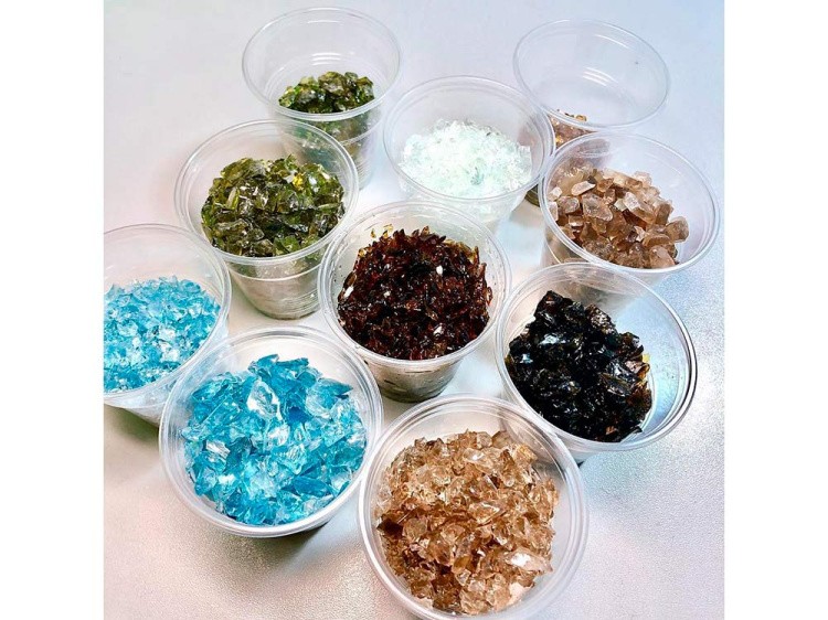 Стеклянная крошка Лед (фракция 3-8 мм), ResinArt — картинка 2