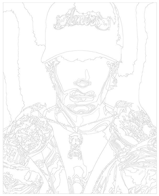 Картина по номерам «Рэпер Soda Luv Сода Лав 6» — картинка 3