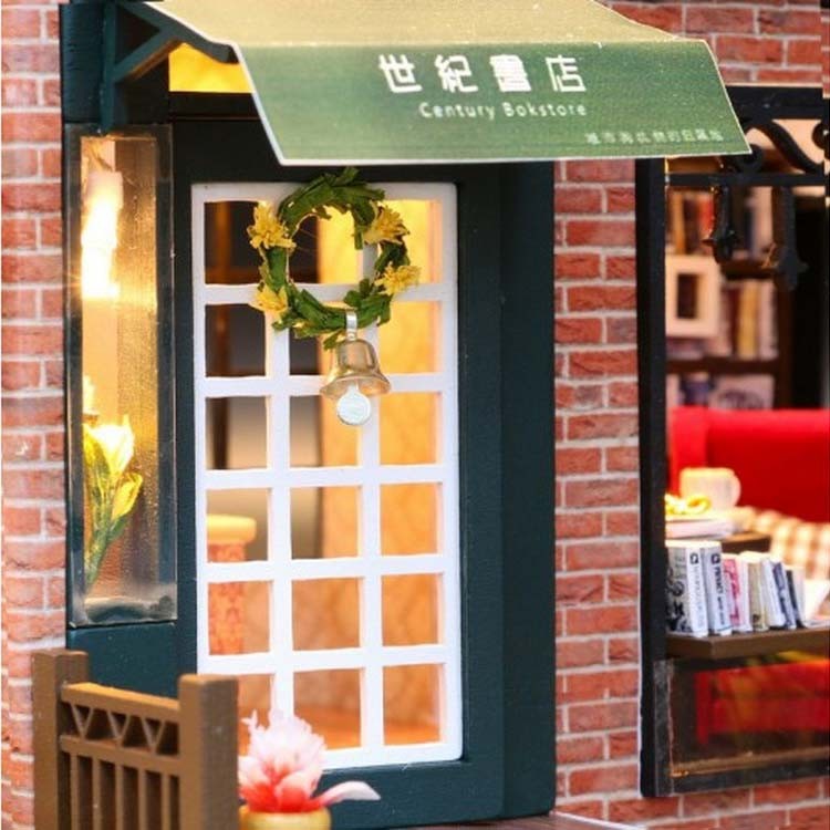 Набор для создания миниатюры (румбокс) «Книжный магазинчик» — картинка 7