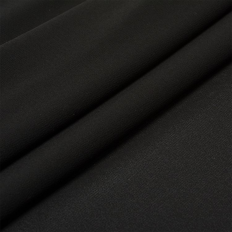 Ткань Креп-шифон, 5 м, ширина 150 см, 105 г/м2, цвет: черный, TBY — картинка 2