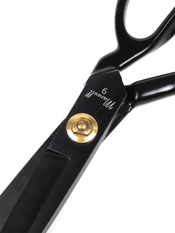 Ножницы портновские 09, 235/115 мм, цельнометалл., ручка силикон, Maxwell premium — картинка 5
