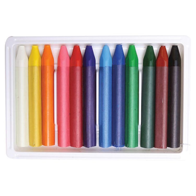 Пастель масляная художественная «Люкс», 12 цв., трехгранное сечение, Луч — картинка 2