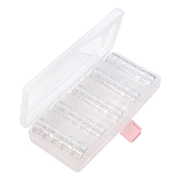 Органайзер для бисера, 25 отд., прозрачный, Белоснежка — картинка 2