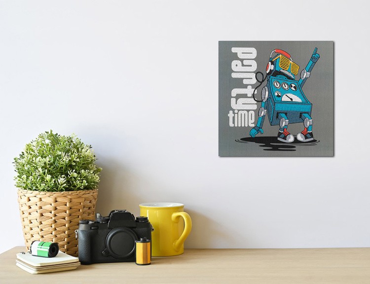 Алмазная вышивка «Постер. Танцующий робот» — картинка 4