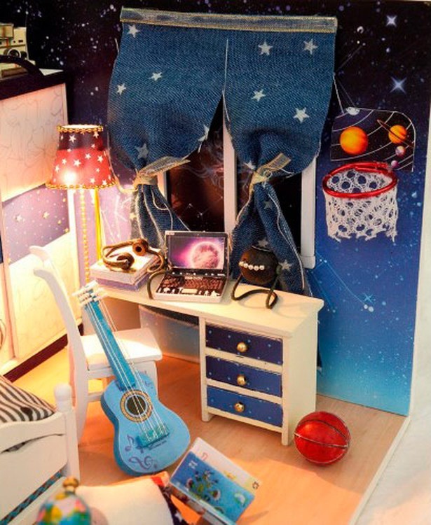 Набор для создания миниатюры (румбокс) «Спальня» — картинка 3