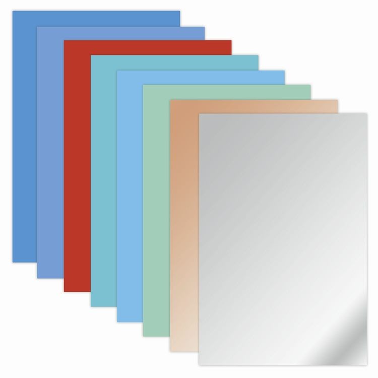 Цветная бумага А4 мелованная перламутровая «Попугай», 8 листов, 8 цветов, ЮНЛАНДИЯ — картинка 3