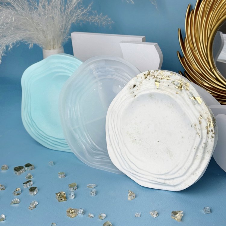 Силиконовый молд - Тарелка/блюдо, 16x15,5см, 1 шт. — картинка 5