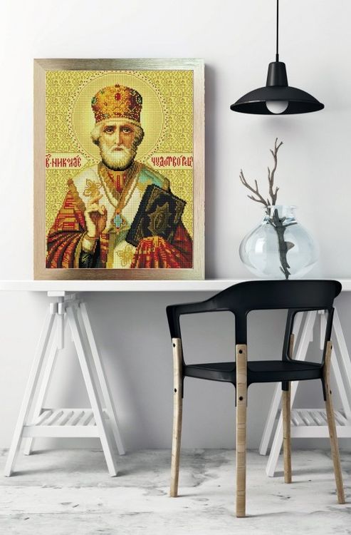 Алмазная вышивка «Николай Чудотворец» — картинка 6