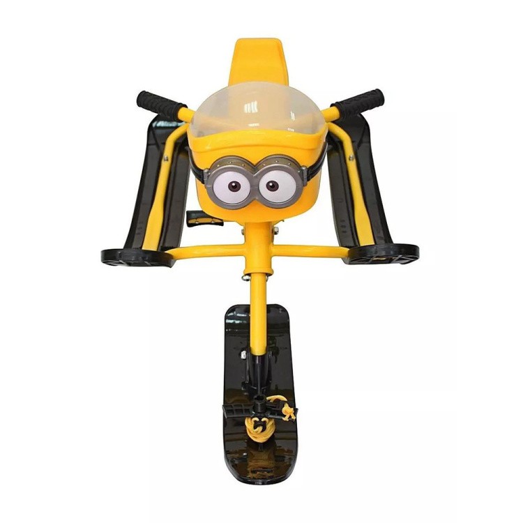 Снегокат детский Миньон жёлтый — картинка 9