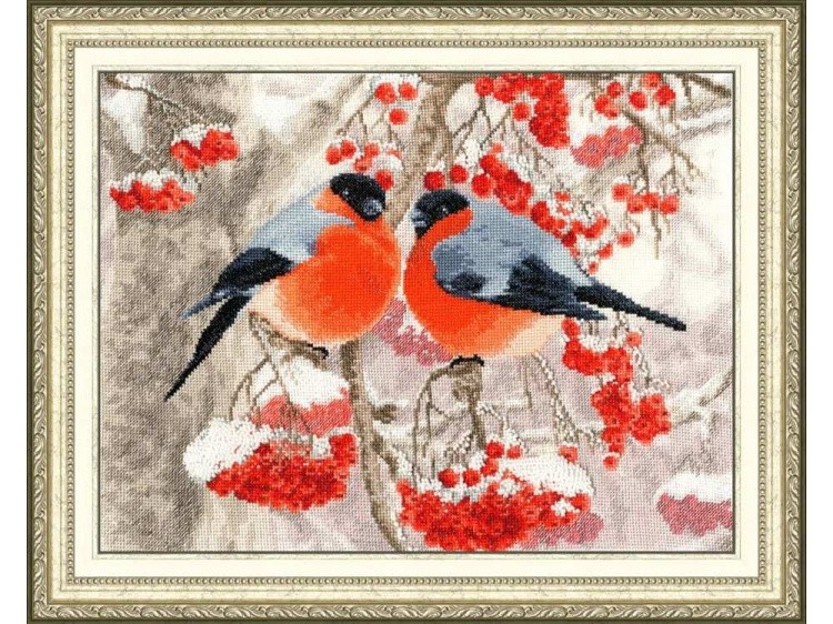 Набор для вышивания «Снегири» — картинка 2