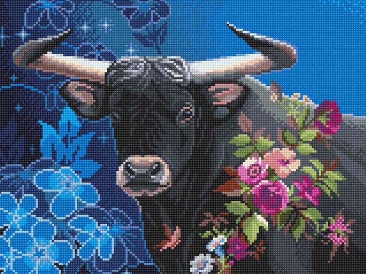 Алмазная вышивка «Буйвол» — картинка 2