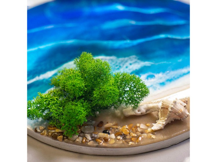 Галька темная 400 г, ResinArt — картинка 2