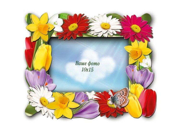 Объемная фоторамка «Весенний букет» — картинка 2