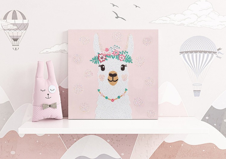 Алмазная вышивка «Постер. Лама» — картинка 4
