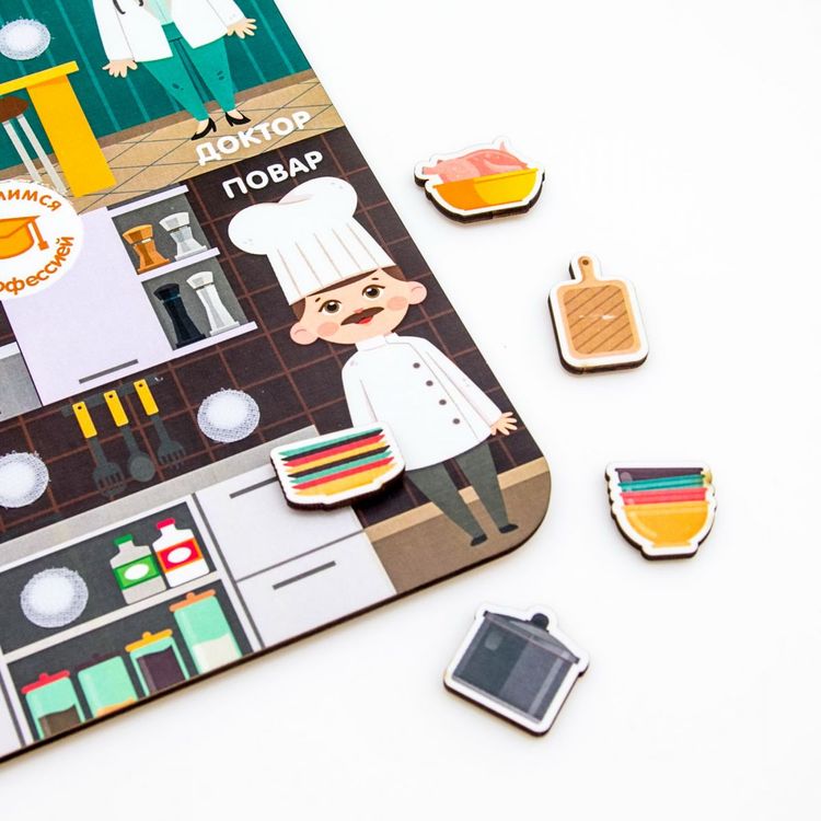 Сортер «Профессии, Доктор и повар» — картинка 6