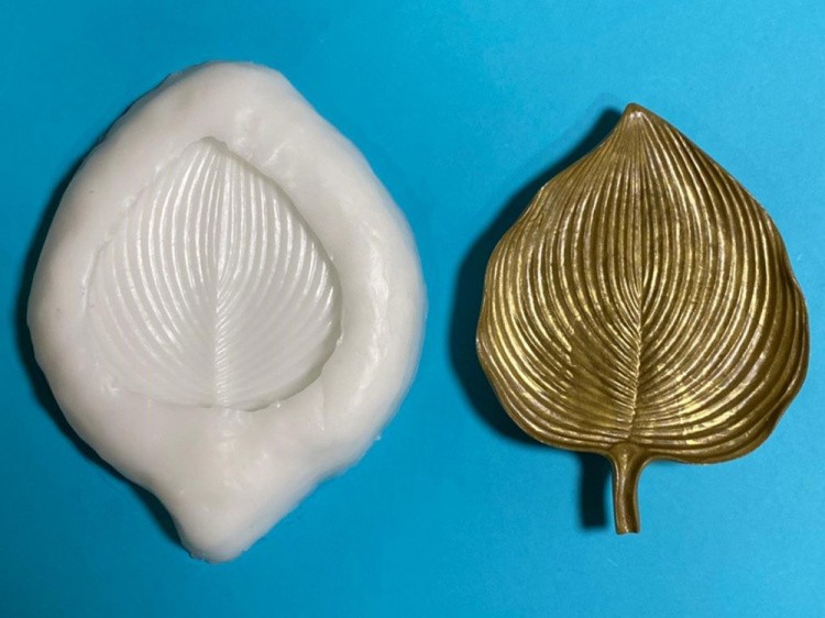 Молд №502 Объемный лист (17,5 см), 1 шт., Art Blong — картинка 3