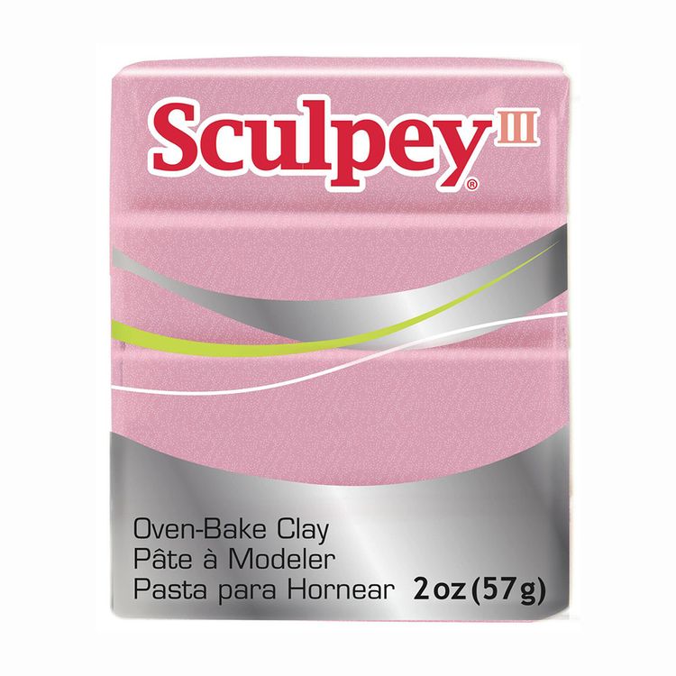 Полимерная глина Sculpey III, цвет: 530 жемчужно-розовый, 42 г