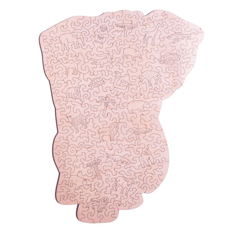 Деревянный пазл Wood Trick «Великолепный Слон» — картинка 7