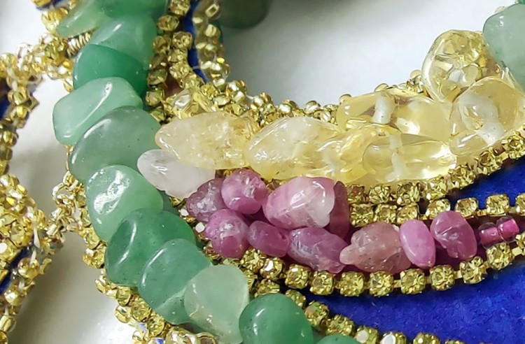 Набор для вышивания хрустальными бусинами «Нефритовый дракон» — картинка 2