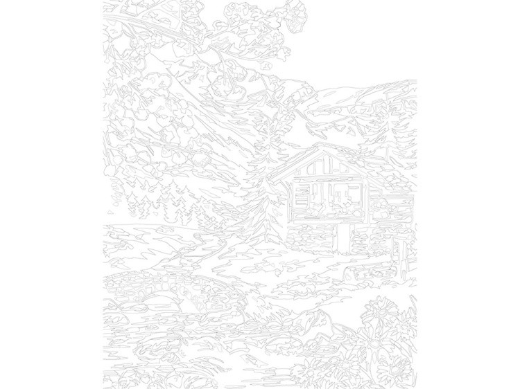 Картина по номерам «Вдали от города» — картинка 3