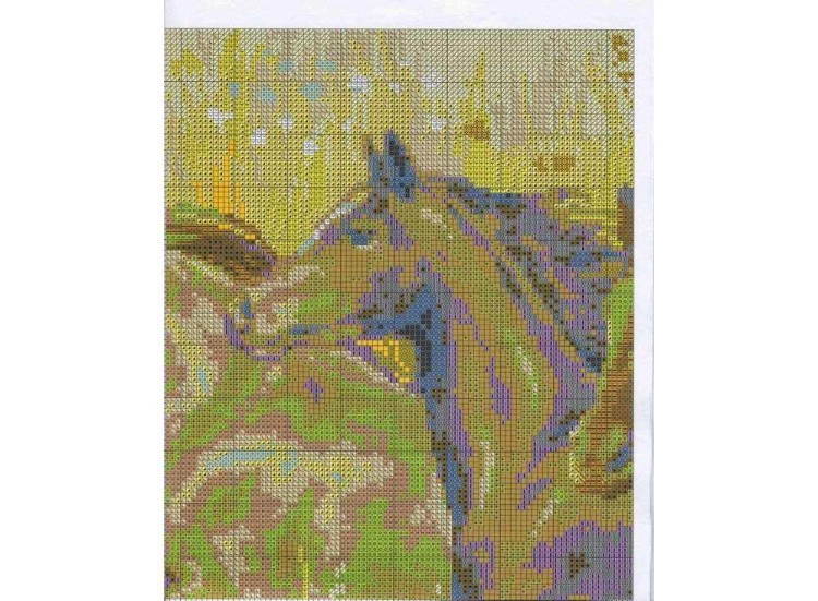 Набор для вышивания «Табун лошадей» — картинка 3