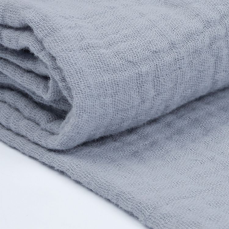 Ткань Муслин, 1 м х 130 см, 125 г/м², цвет: светло-серый, TBY — картинка 4