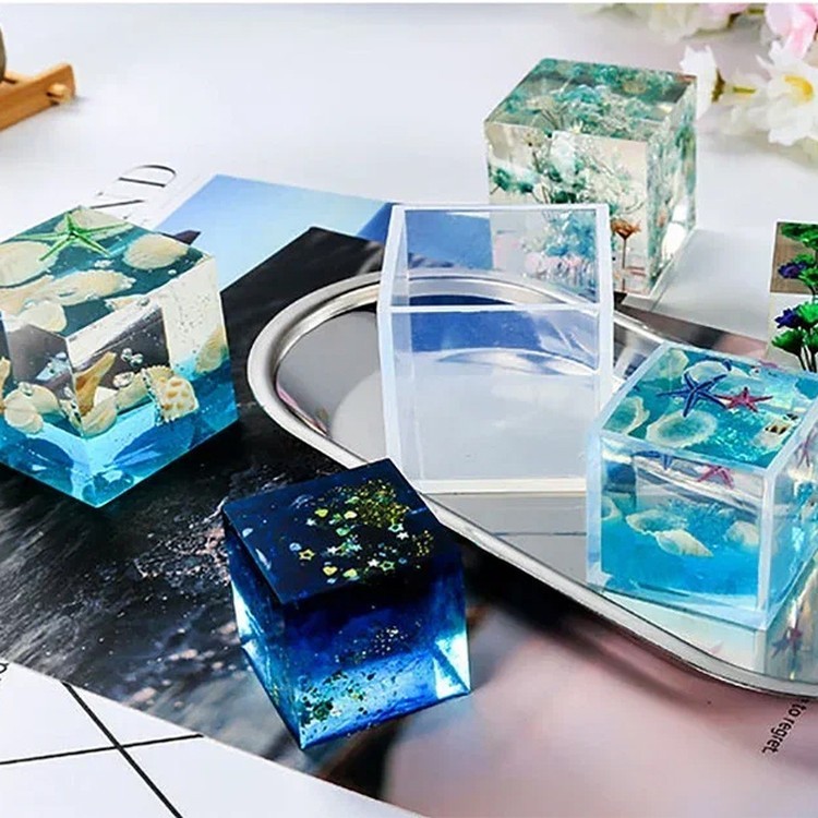 Силиконовый молд - Куб, 7x7см — картинка 3