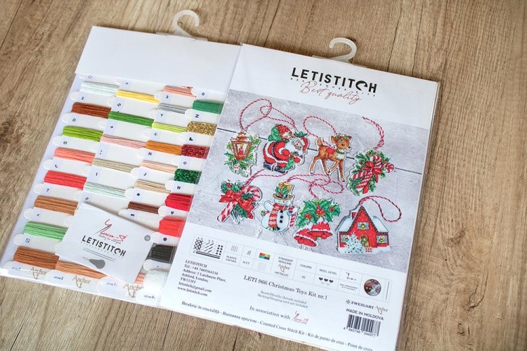Набор для вышивания «Christmas Toys Kit nr.1» — картинка 5