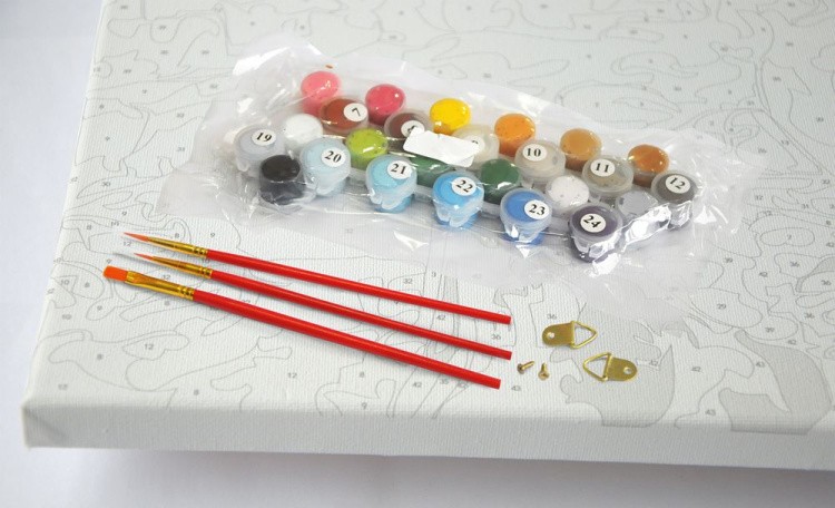 Картина по номерам «Букетик полевых цветов» — картинка 2