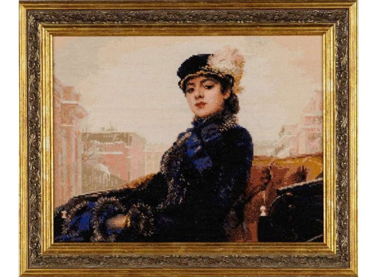 Набор для вышивания «Неизвестная» — картинка 5