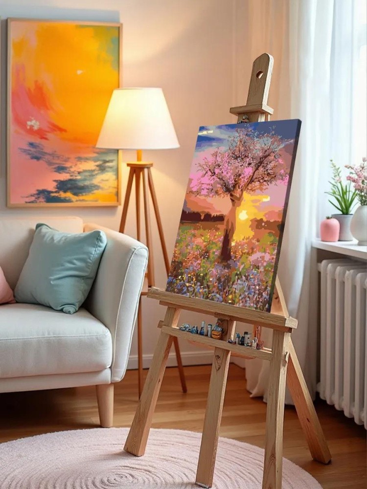 Картина по номерам «Цветущая» — картинка 9