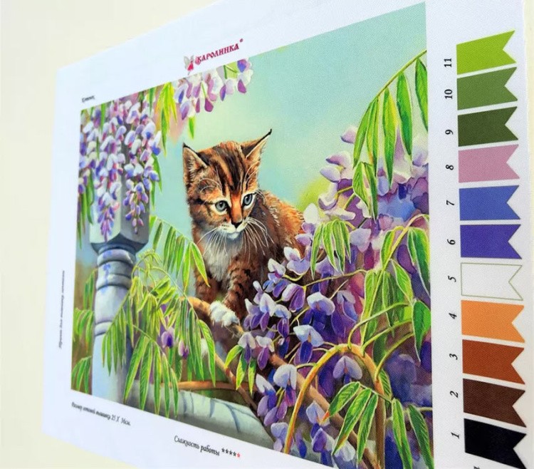 Рисунок на ткани «Котенок» — картинка 3