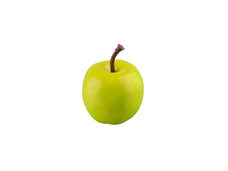 Декоративные элементы «Зеленое яблоко», d 3 см, 6 шт., Blumentag