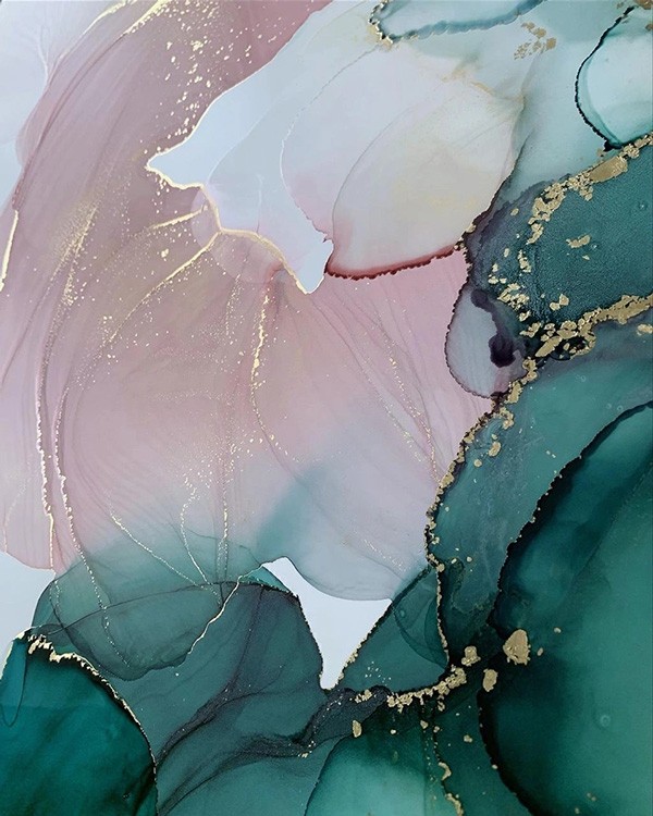 Набор для создания картин в стиле INK ART «Сакура» (без фена) — картинка 6