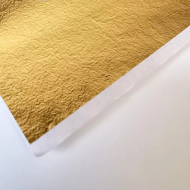 Зеркальная поталь «Mirror Shine», Gold, 50 шт. 8x8,5 см — картинка 2