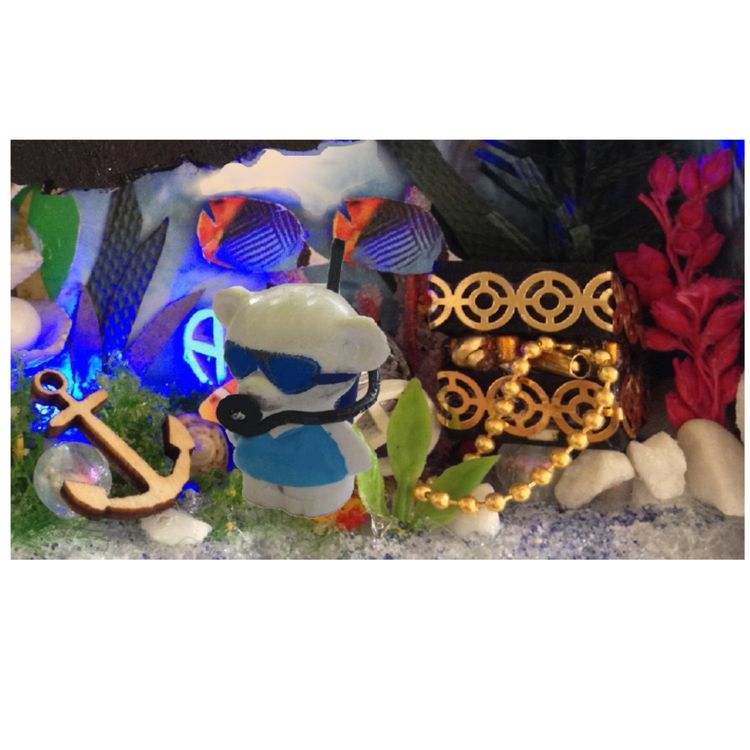 Набор для создания миниатюры (румбокс) «Пиратские сокровища» (русифицированная версия) — картинка 2