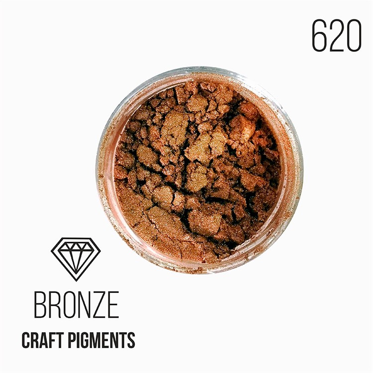 Пигмент минеральный бронза (Bronze) 10 мл, CraftPigments